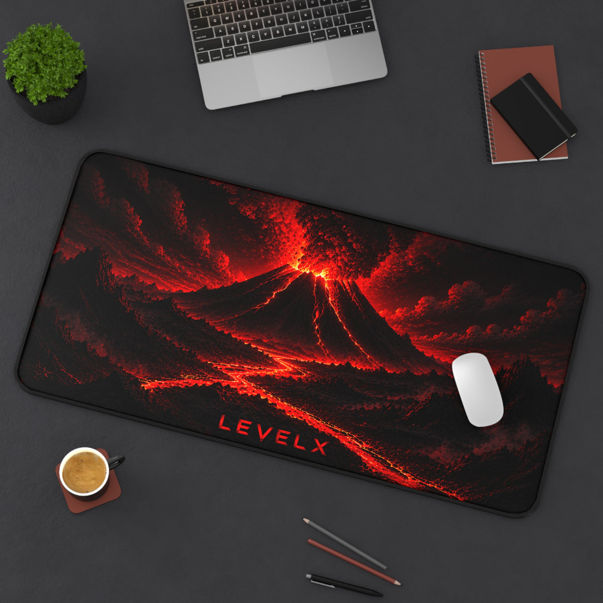 Volcanic Eruption Desk Mat