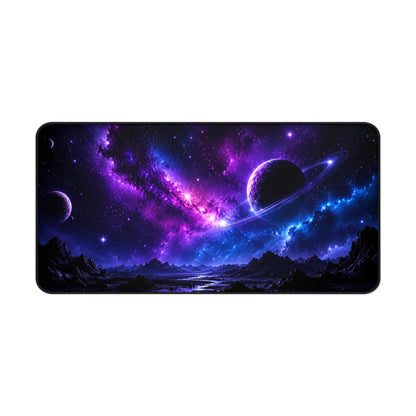 Cosmic Night Sky Desk Mat